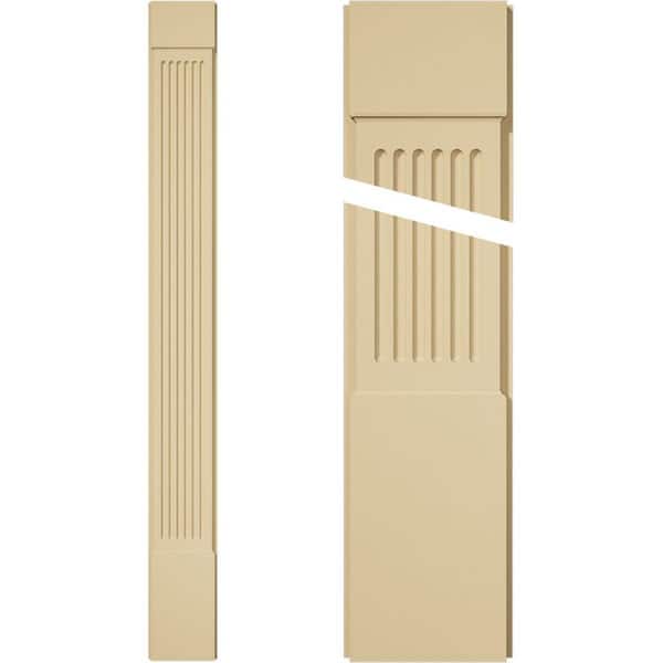 2 in. D x 10 in. W x 96 in. L Primed Polyurethane Pilaster 1- Pack