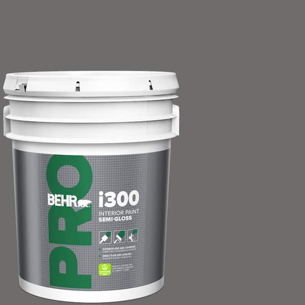 5 gal. #780F-6 Dark Granite Semi-Gloss Interior Paint