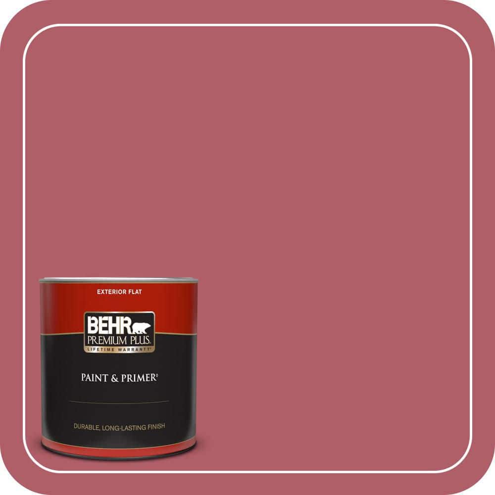 1 qt. #130D-5 Rhubarb Flat Exterior Paint & Primer price history on PriceWatchPro