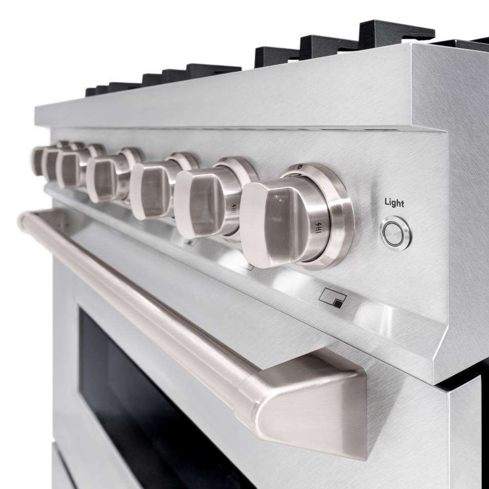 ZLINE 36" Stainless Steel Gas Range with Convection Oven
