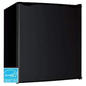19 in. 1.6 cu.ft. Mini Refrigerator in Black without Freezer