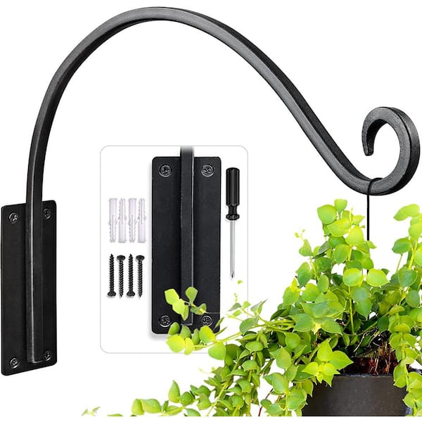 GIG Handicrafts Hanging Plant Hook- Iron Plant Leaves Hanging Hooks Wall  Brackets for Planter, Black (34 cm x 27 cm x 2.5 cm) in Mumbai at best  price by Gighandicrafts (Brand Site) - Justdial