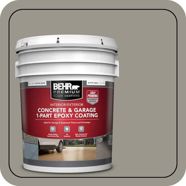 5 gal. #MQ2-60 Iron Gate Self-Priming 1-Part Epoxy Satin Interior/Exterior Concrete and Garage Floor Paint
