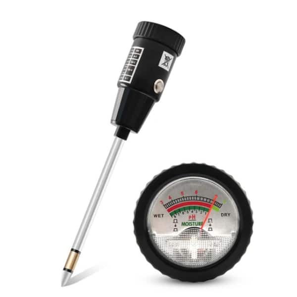 ITOPFOX 2-in-1 Soil Moisture Meter 3-8 PH Measuring Tool with Long