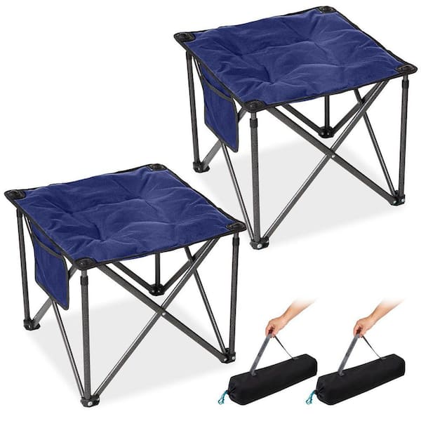 MOEPISY Folding Camping Stool, Oversized Thick Padded Comfy