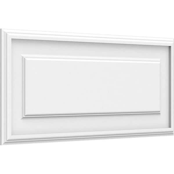Ekena Millwork 32"W x 18"H x 5/8"P Legacy Raised Panel Decorative Wall Panel