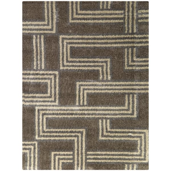 BALTA Breyton Brown 8 ft. x 10 ft. Stripe Area Rug