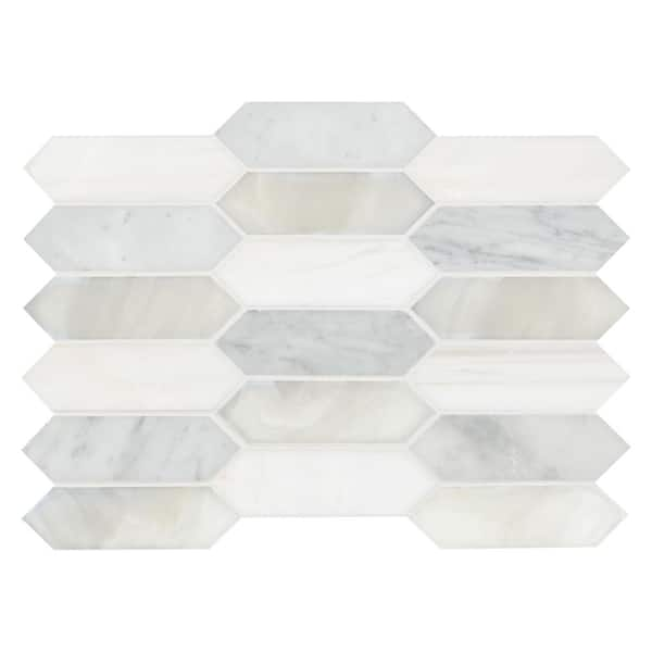 Cienega Springs 10 in. x 14 in. Stone and Glass Mesh-Mounted Mosaic Wall Tile (14.4 sq. ft./Case)