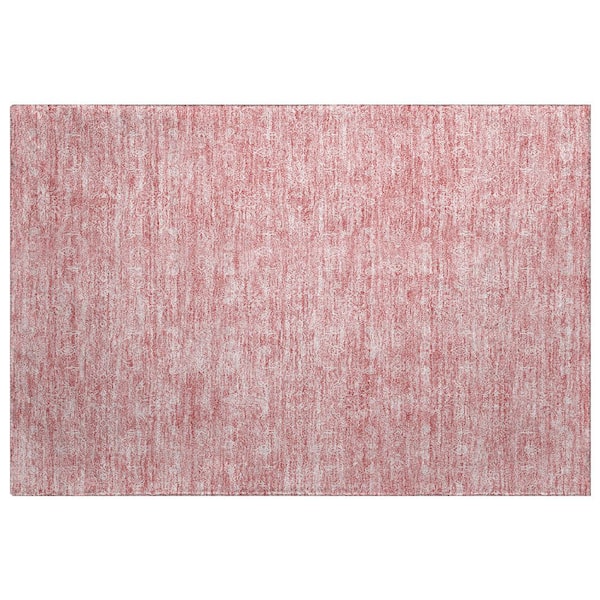 Dream Shag Premium Machine Washable Abstract ADS703 Blush 2 ft. x 3 ft. Accent Rug