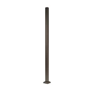 Fe26 2 in. x 55.5 in. Bronze Steel Railing Post for Stairs