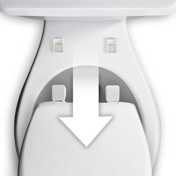 Bemis Push N Clean Elongated Closed Front Toilet Seat In White 1597slow 000 The Home Depot - Bemis Toilet Seat Directions Bemis Push N Clean Elongated Closed Front Toilet Seat In White 1597slow 000 The Home Depot - Bemis Toilet Seat Directions