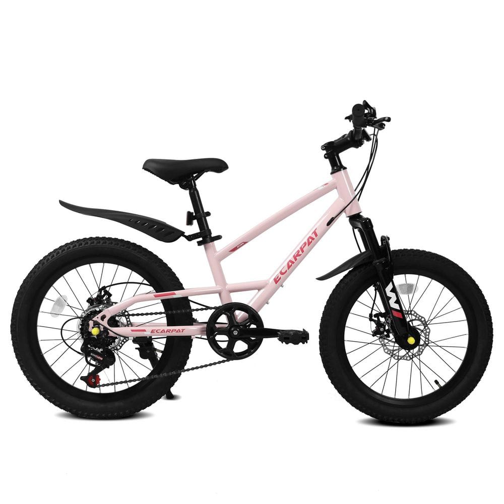 Pink 20 in. Shimano 7-Speed Bike Mountain Bike for Girls and Boys