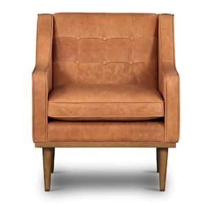 Gus Cognac Tan Lounge Chair