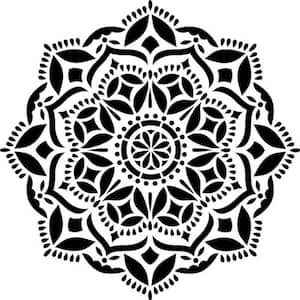 Karma Mandala Stencil and Free Bonus Stencil