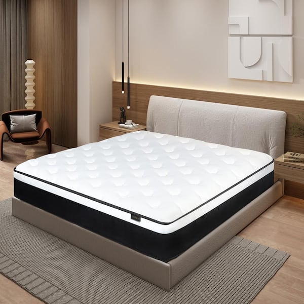 Luxury Queen Medium Memory Foam 12 in. Bed-in-a-Box Mattress