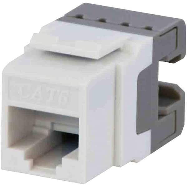 DataComm CAT-6 Jacks (10-Pack) White