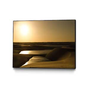 "Golden Sunset" by Daniel Stanford Framed Abstract Wall Art Print 14 in. x 11 in.