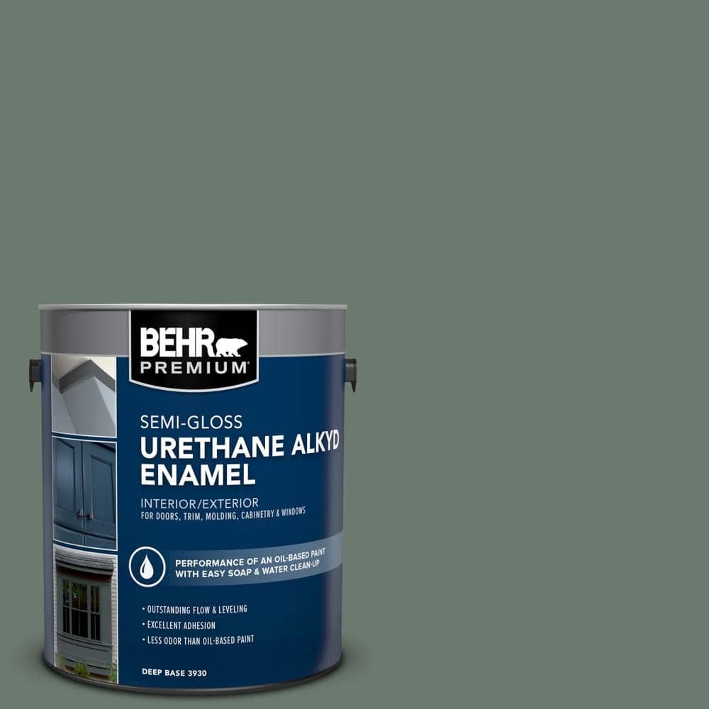 1 gal. #AE-40 Hunt Club Urethane Alkyd Semi-Gloss Enamel Interior/Exterior 