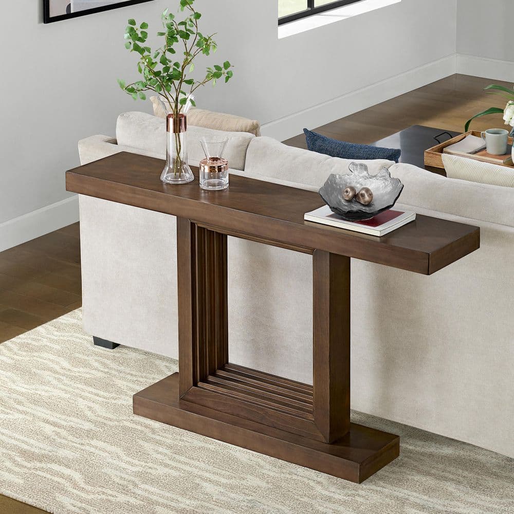Pismo 56in Rectangle Wood Console Table, Brown price history on PriceWatchPro