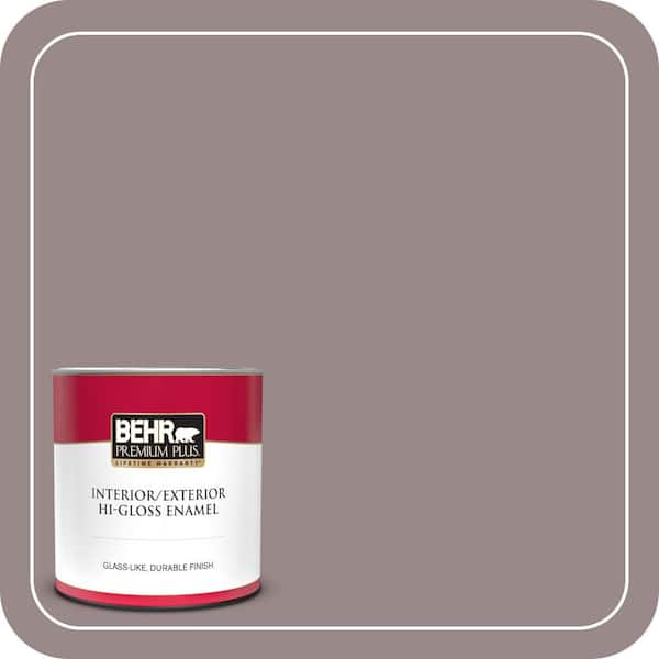 BEHR PREMIUM PLUS 1 qt. #MQ1-37 Fashion Week Hi-Gloss Enamel Interior/Exterior Paint & Primer