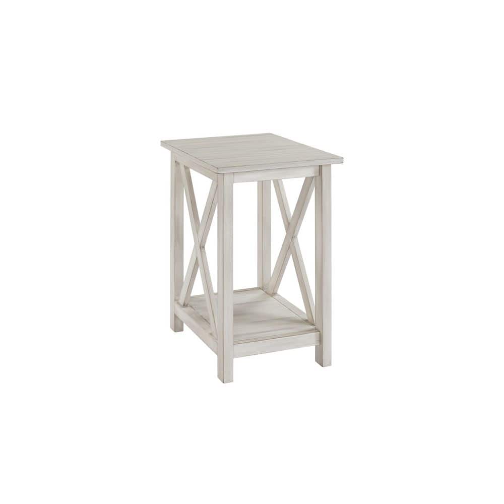 Jamestown White Wash Side Table - thumbnail 4