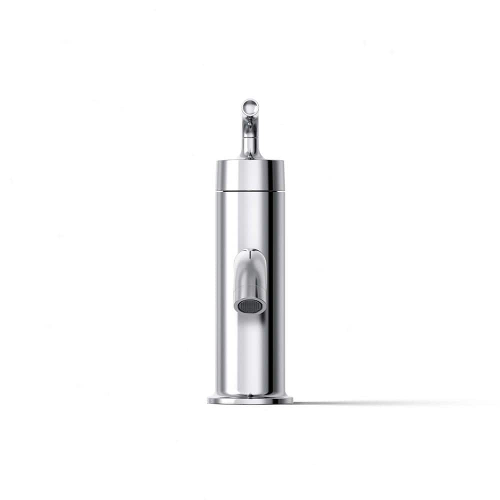 Polished Chrome Single-Handle Bathroom Sink Faucet