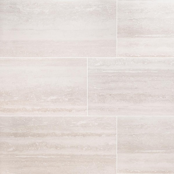 MSI Sanford Ivory 16 in. W x 32 in. L Matte Porcelain Floor and