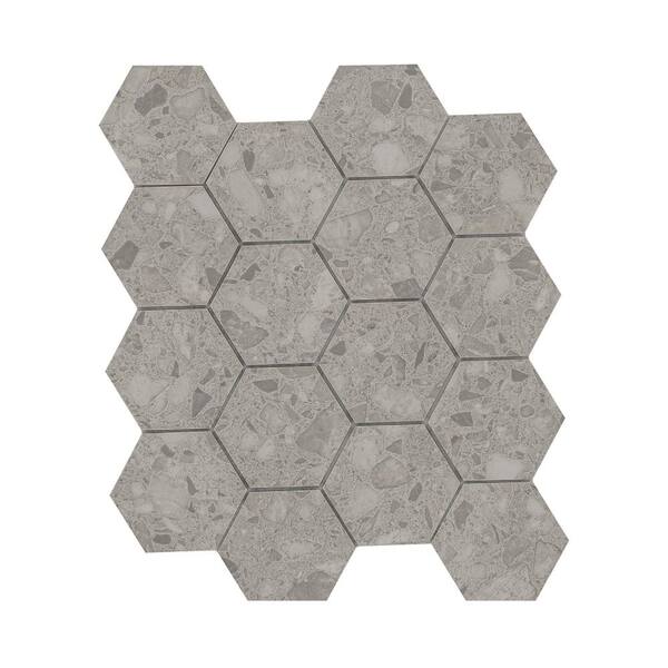 MSI Take Home Sample-Smoky Terrazzo 4 in. x 4 in Matte