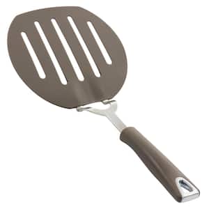 Large Nylon Slotted Spatula in Taupe