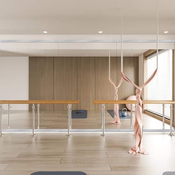 36 in. W x 72 in. H Rectangular Frameless Tempered HD Wall Mirror/Gym Mirror/Dance Mirror