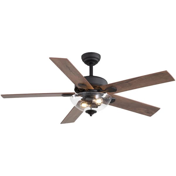 DAMNGOOD　D.G.F PUDO 52 in. Rustic Brown Indoor/Outdoor Ceiling Fan Light