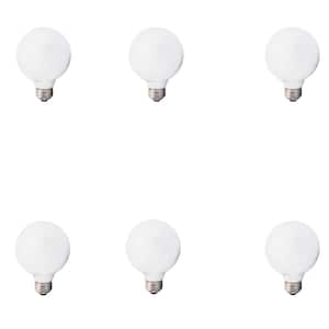 40-Watt Incandescent G25 Soft -White Globe Light Bulb (6-Pack)