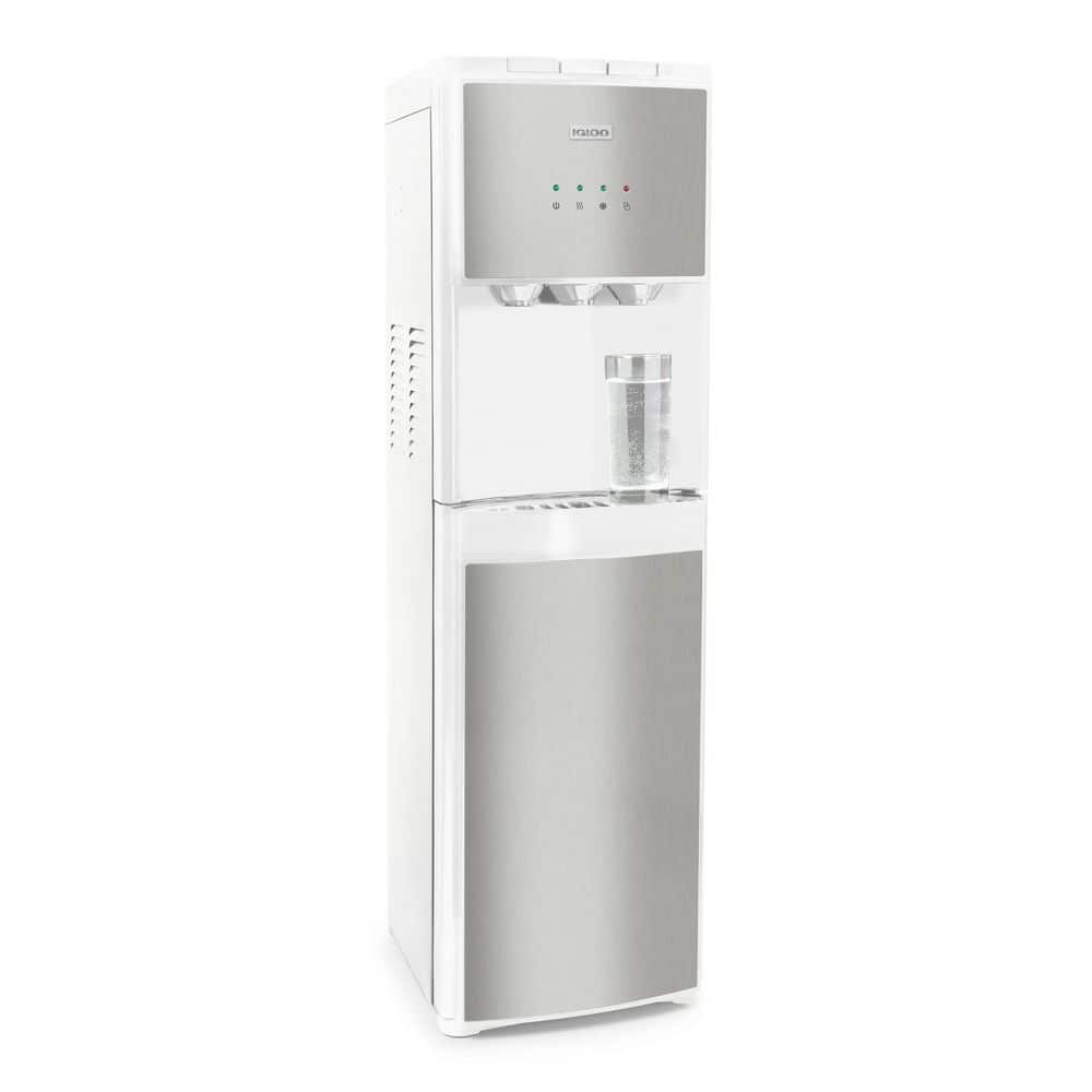 Hot, Cold & Room Temperature Bottom-Load Water Dispenser, White/Stainless price history on PriceWatchPro