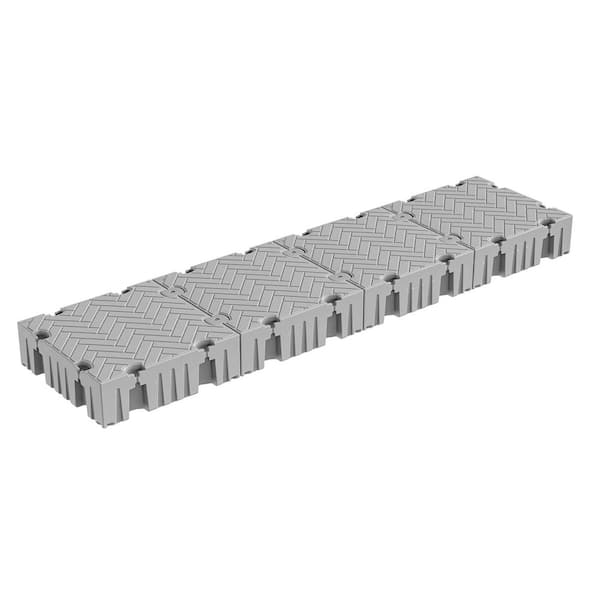 Flexx 16 ft. Straight Floating Dock Package, Modular Floating Dock/Swim Platform, Floating Boat Dock for Lakes