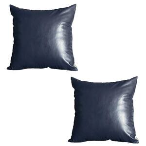 Navy blue outlet throw pillow set