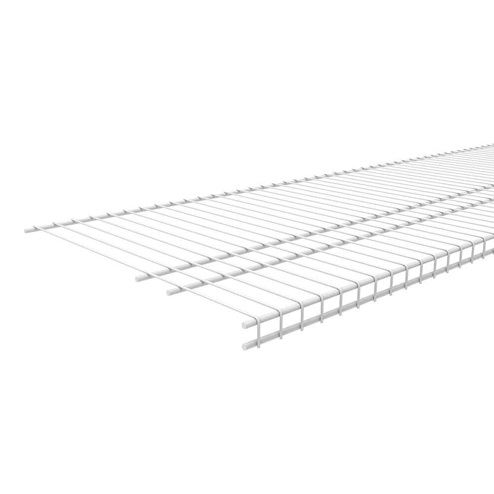 Closetmaid Superslide 144 In W X 16, Home Depot White Wire Shelving