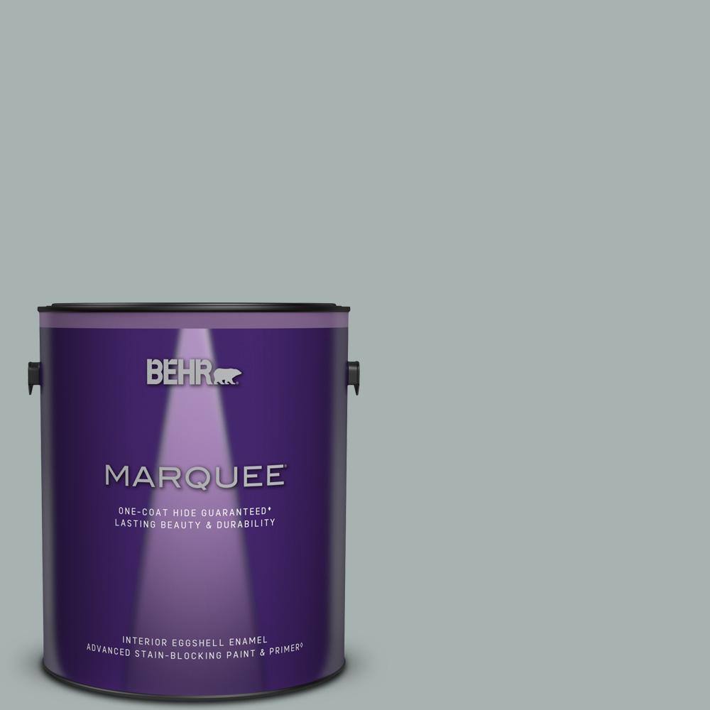 BEHR MARQUEE 1 gal. 730F4 Flint Smoke OneCoat Hide Eggshell Enamel