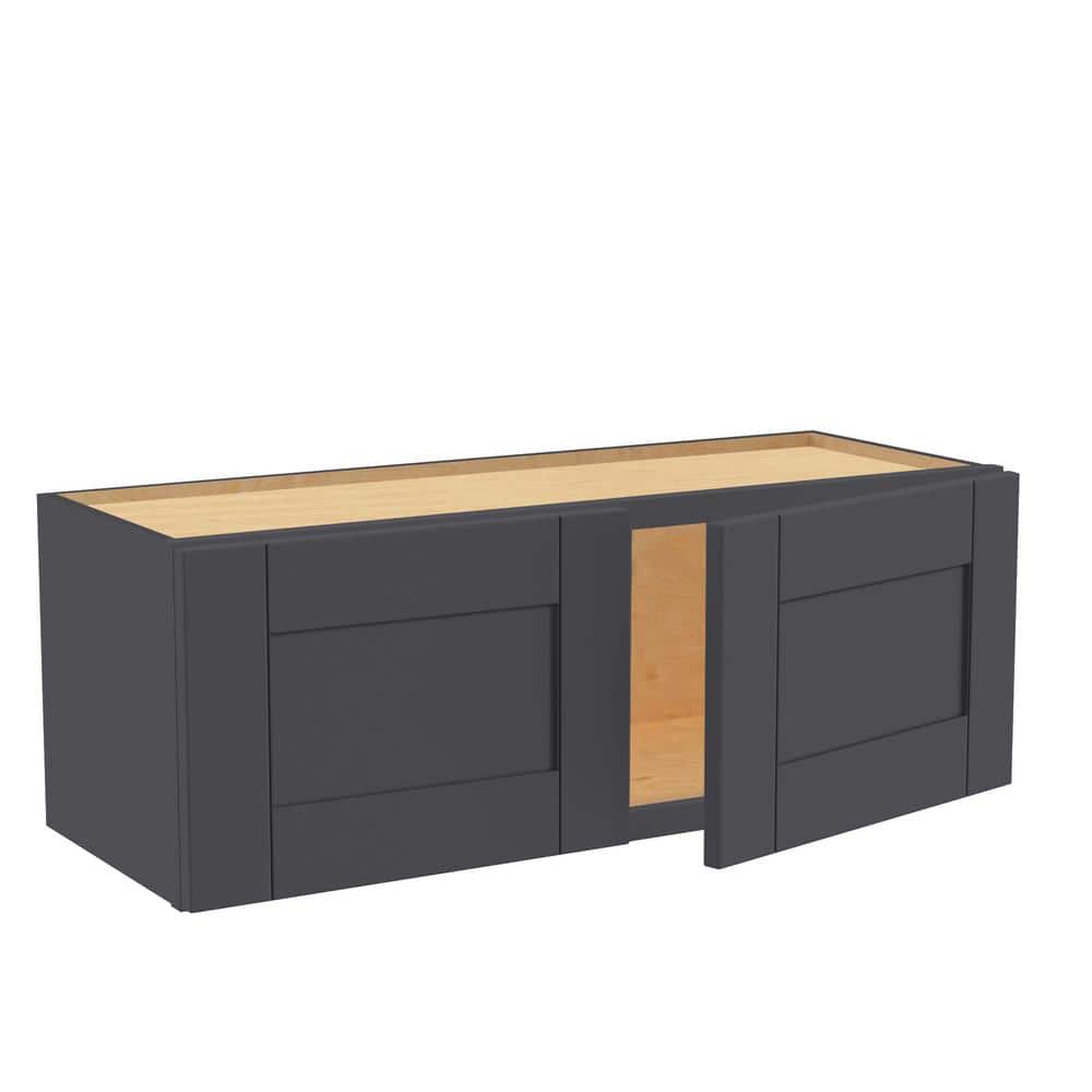 Washington 33 in. W x 12 in. D x 12 in. H Assembled Plywood Wall Kitchen Ca