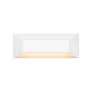 Nuvi Low Voltage Hardwired Matte White LED Stair Light