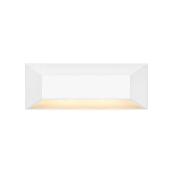 Nuvi Low Voltage Hardwired Matte White LED Stair Light
