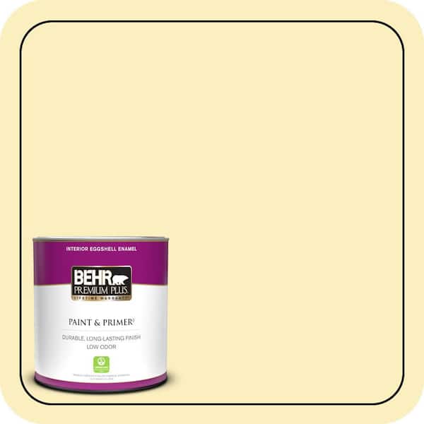 BEHR PREMIUM PLUS 1 qt. #380C-3 Moon Dance Eggshell Enamel Low Odor Interior Paint & Primer