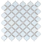 Hudson Tangier Silk White 12 in. x 12 in. Porcelain Mosaic Tile (10.96 sq. ft. / Case)