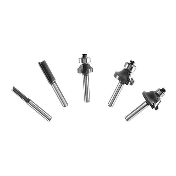 RYOBI Variety Router Bit Set (5-Piece) A25RS5SB - The Home Depot