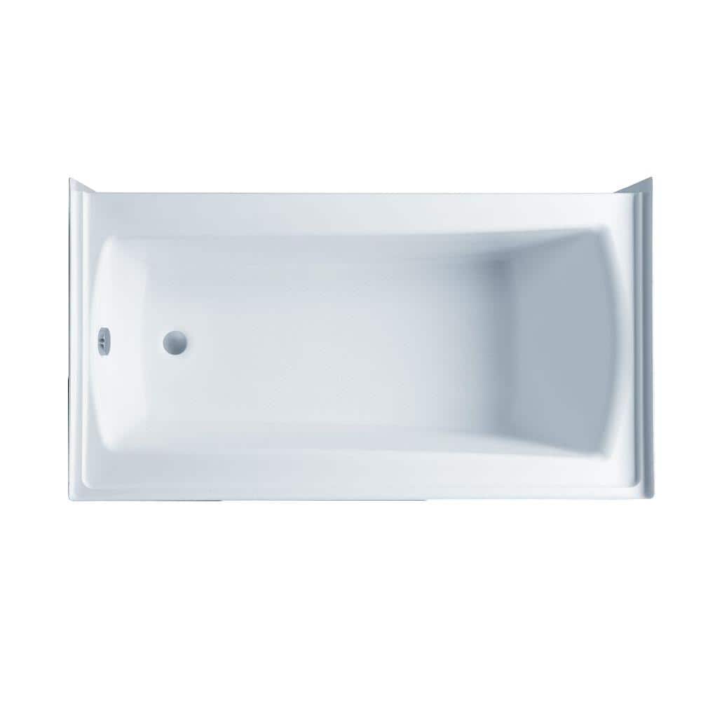 Cooper 60 in. x 33.25 in Whirlpool Bathtub Acrylic Right Drain in White Rectangular Alcove with Heater price history on PriceWatchPro