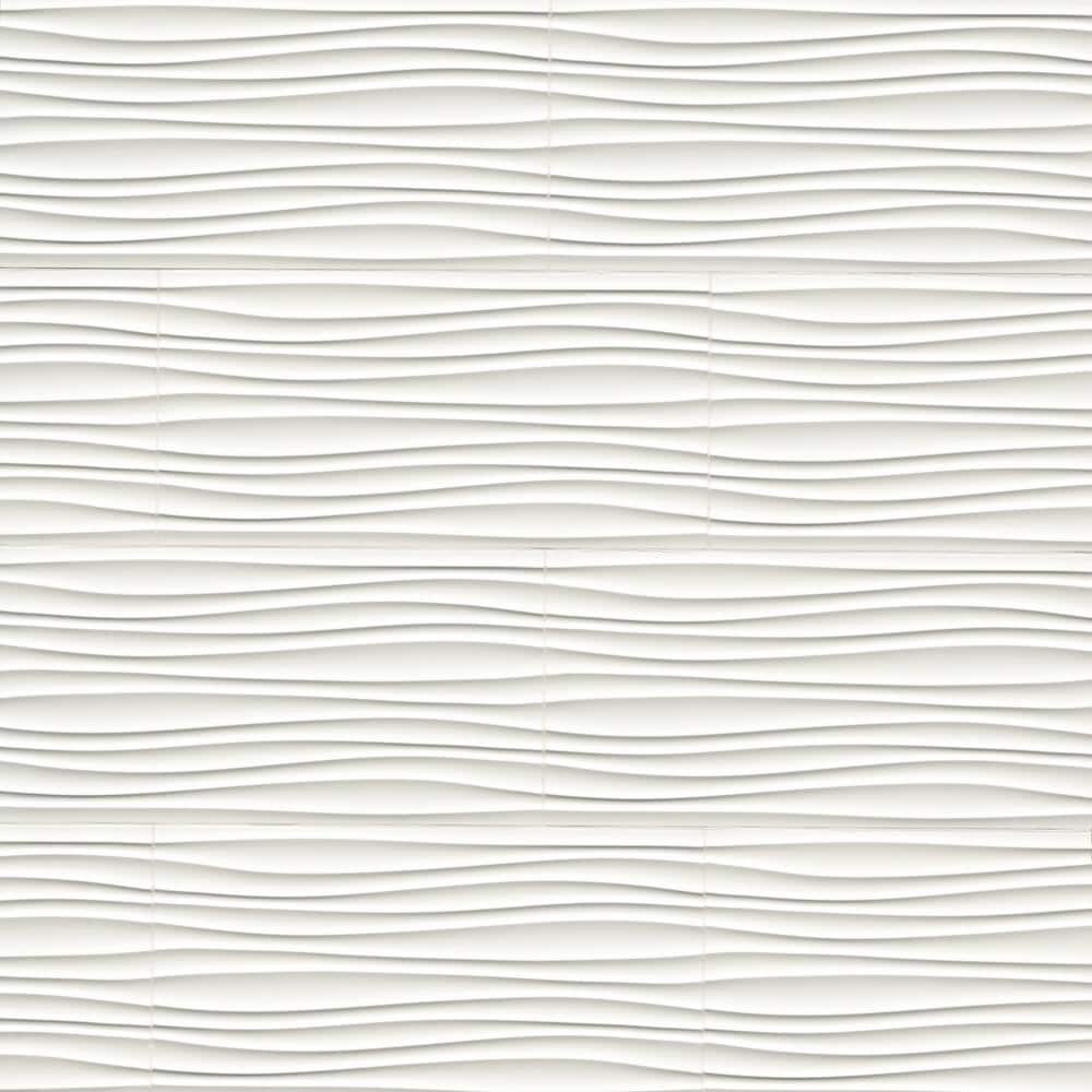 MSI Sapheda Riptide 12 in. x 24 in. Satin Ceramic 3D Wall Tile (2
