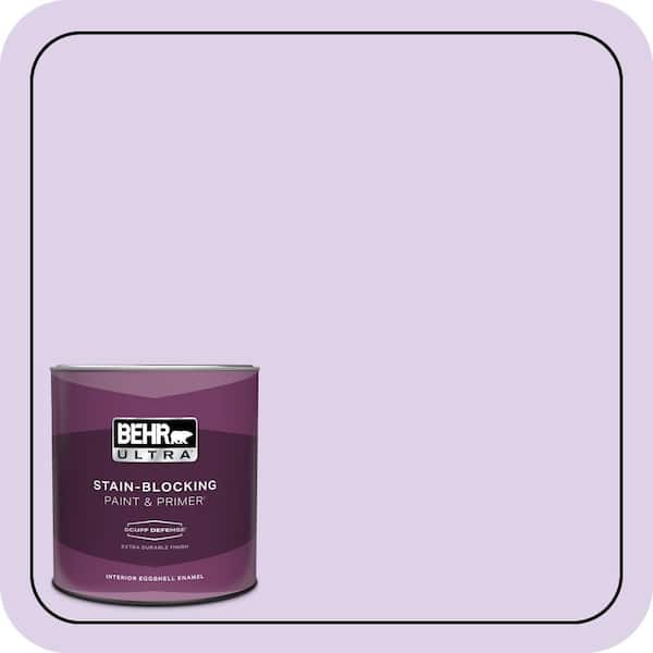 BEHR ULTRA 1 qt. #P570-1 Teary Eyed Extra Durable Eggshell Enamel Interior Paint & Primer