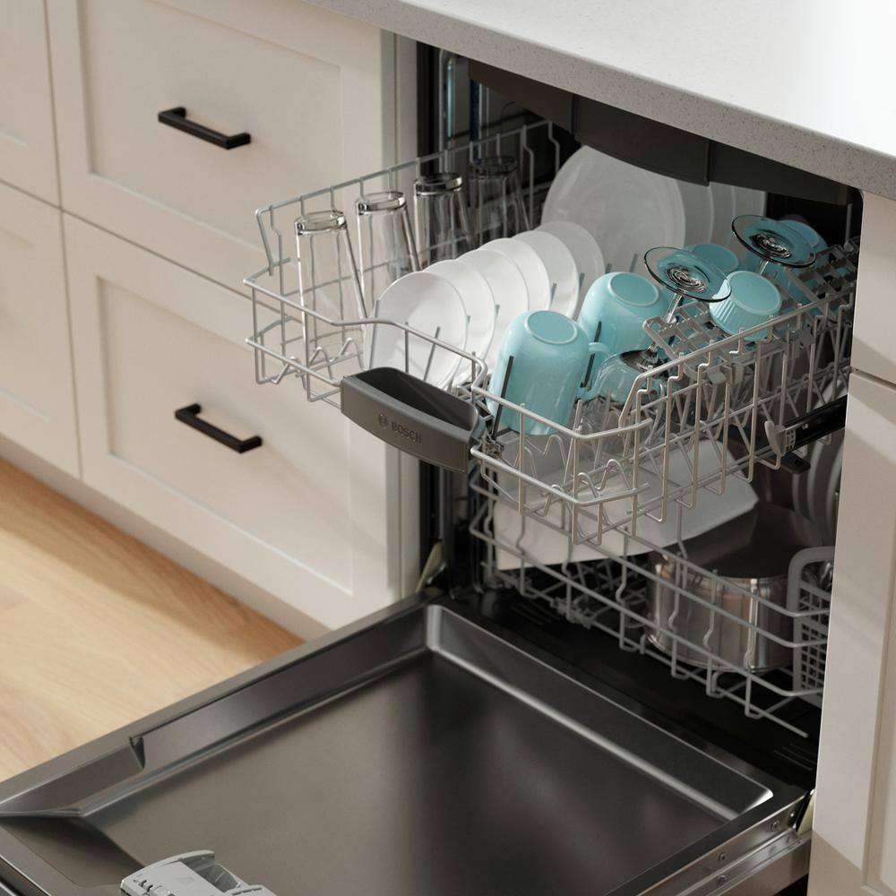 24" Stainless Steel Built-In Dishwasher with Front Control and 3rd Rack