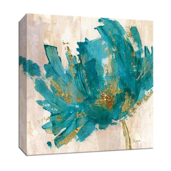 PTM Images 15 in. x 15 in. ''Blue Infusion II'' Canvas Wall Art