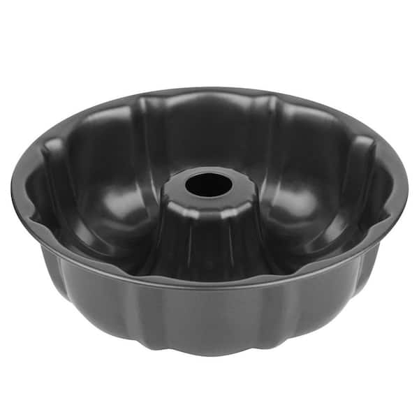 9.5 in. Non-stick Cake Pan, Heavy Duty Carbon Steel Buntz Pound Cake Pan Mold for Jello, Gelatin, Chocoflan, Flan