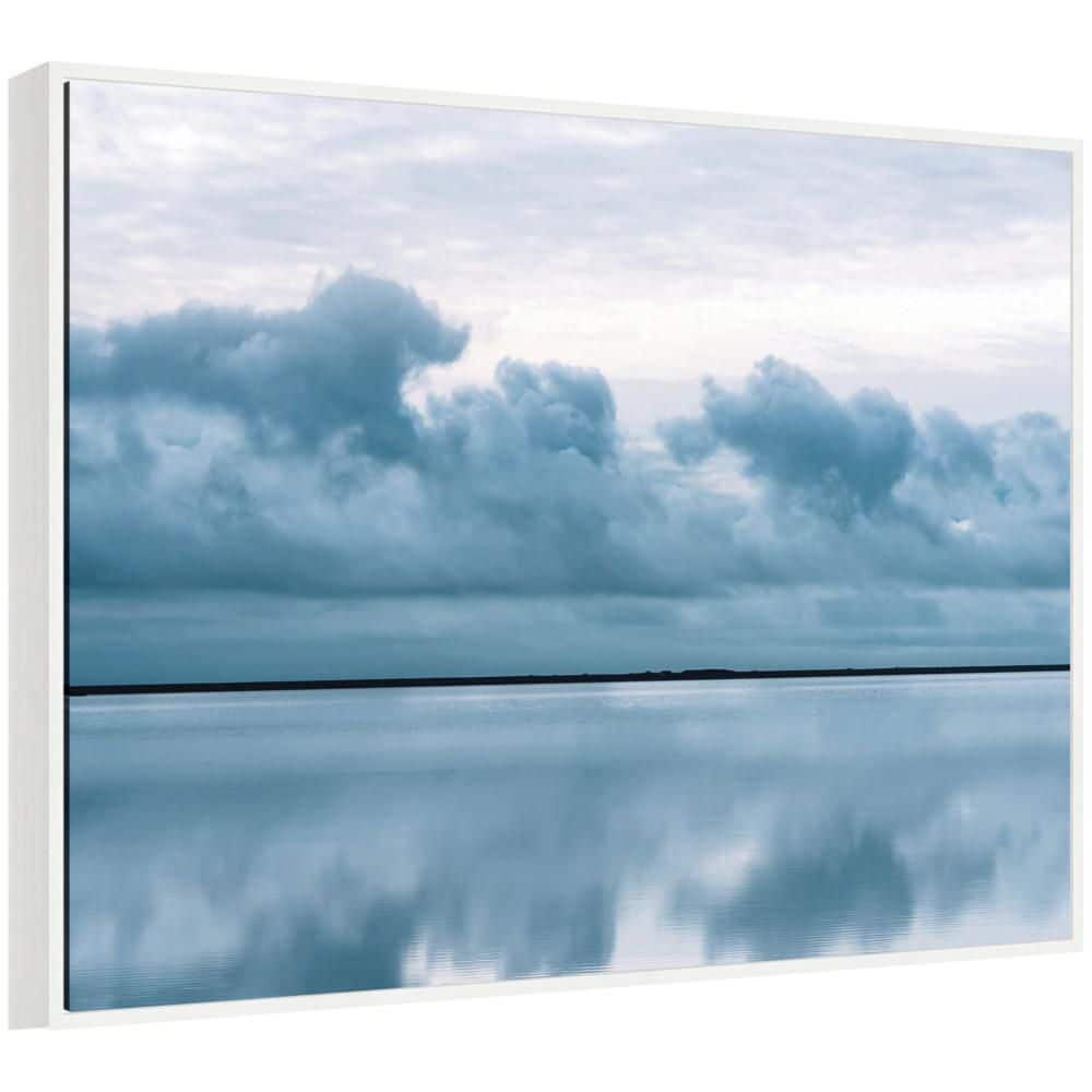 "Sylvie ""Minimalist Sky Reflection In Iceland"" by Michael Schauer Landscape Framed Art Print 32 in. x 42 in." price history on PriceWatchPro